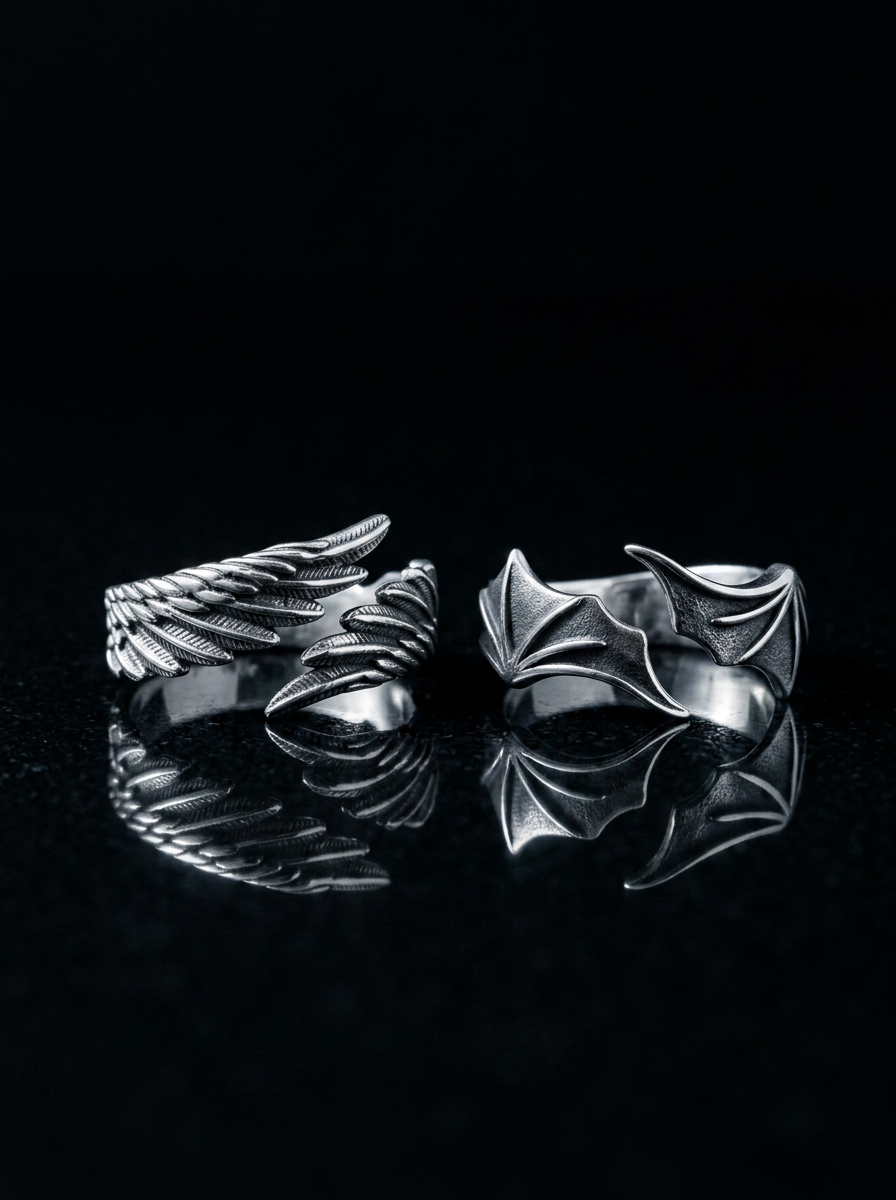 Heaven & Hell Ring Set