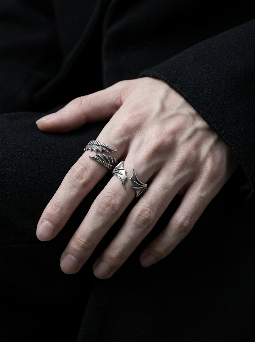 Heaven & Hell Ring Set