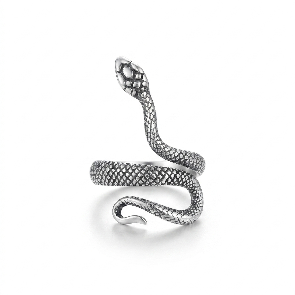 Coiled Serpent Ring