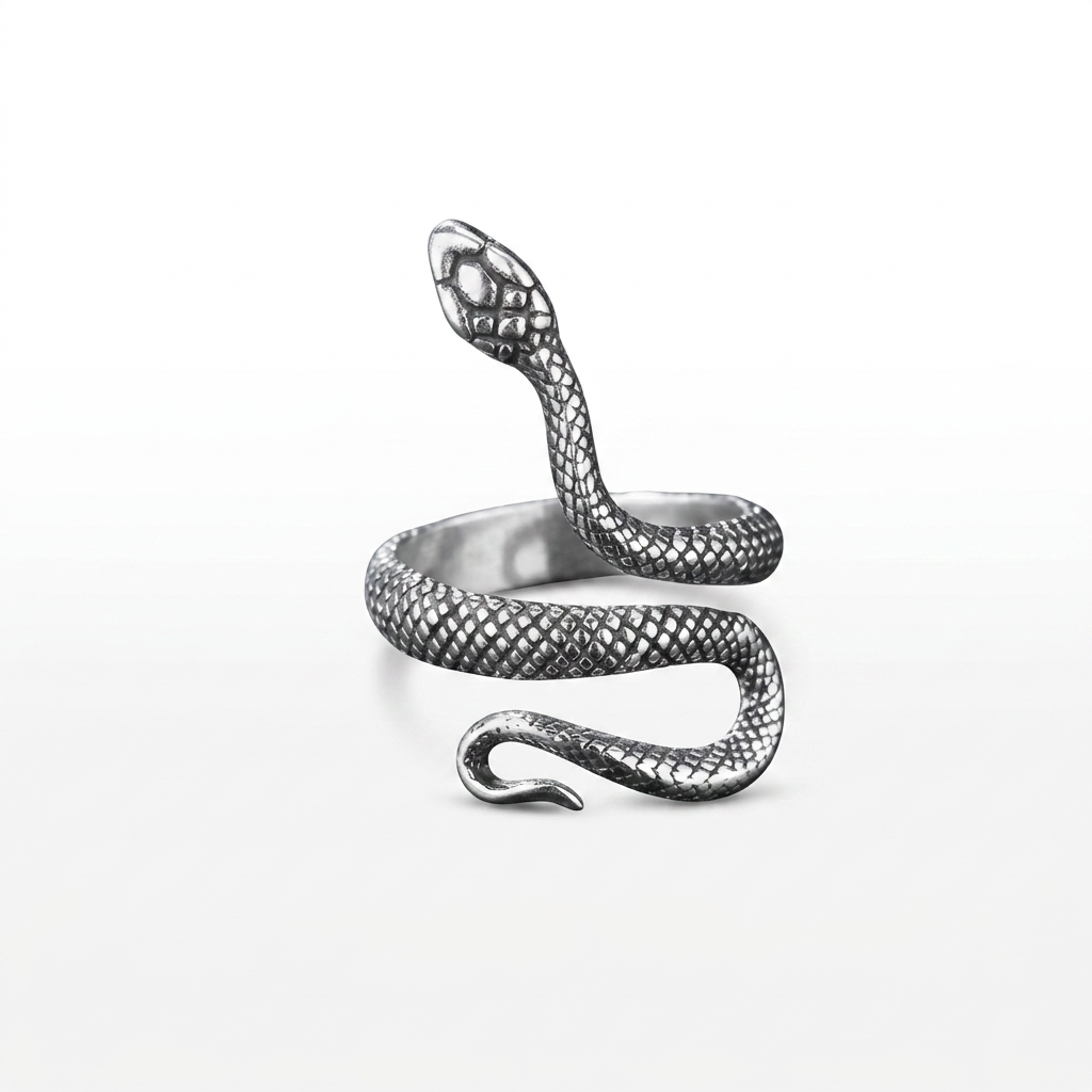 Coiled Serpent Ring