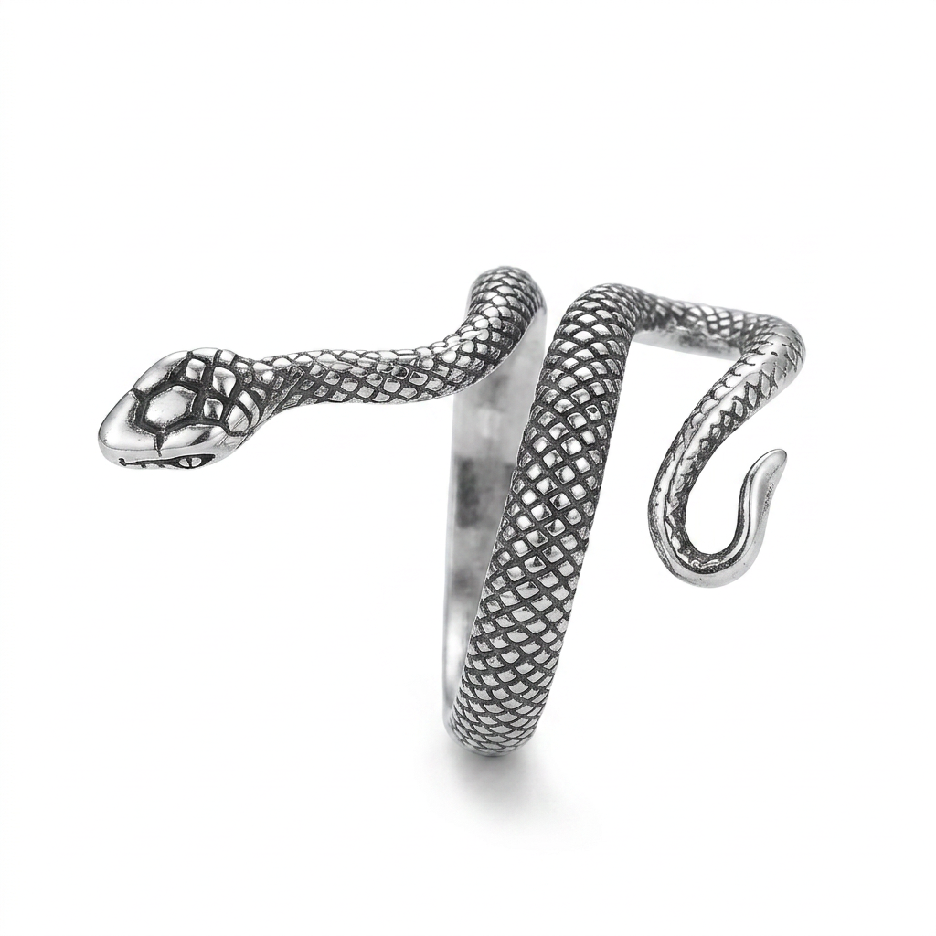 Coiled Serpent Ring