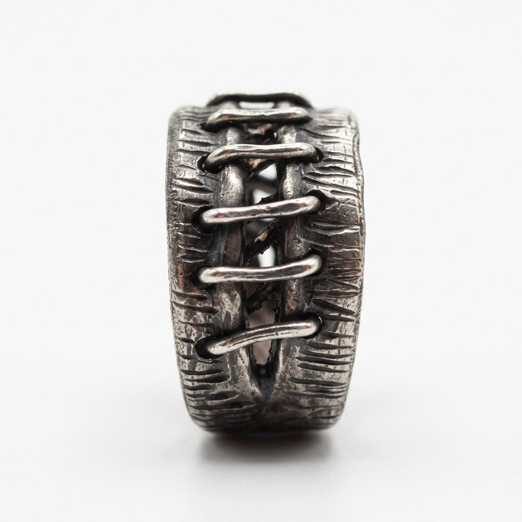 Barbed Lattice Ring