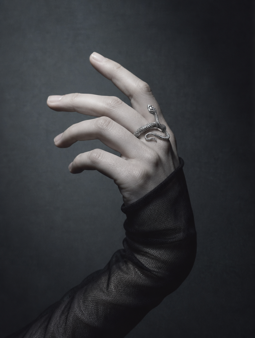 Coiled Serpent Ring